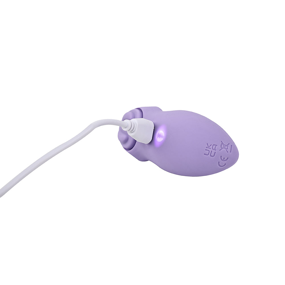 Adam & Eve Pleasure Panties - Silicone Clitoral Teaser with Wireless Remote - Light Purple