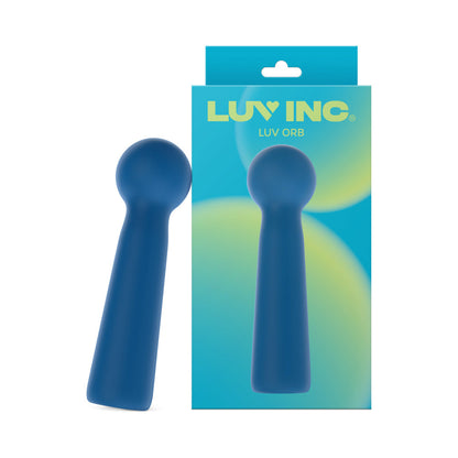 Luv Inc Lo34 Mini Wand Vibrator with Deep Vibrations - Blue