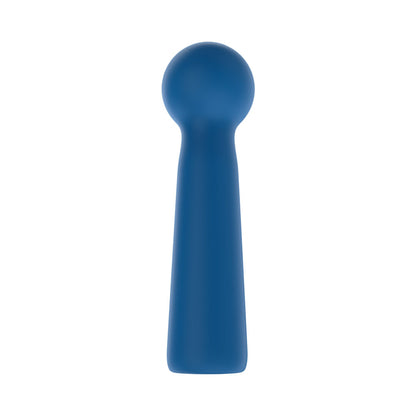 Luv Inc Lo34 Mini Wand Vibrator with Deep Vibrations - Blue