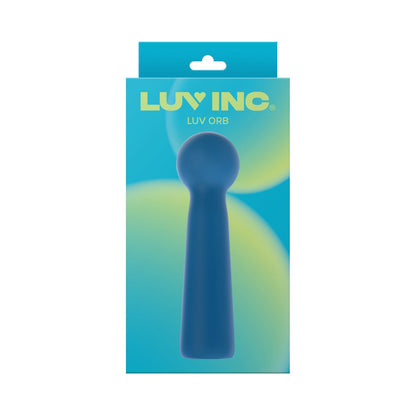 Luv Inc Lo34 Mini Wand Vibrator with Deep Vibrations - Blue