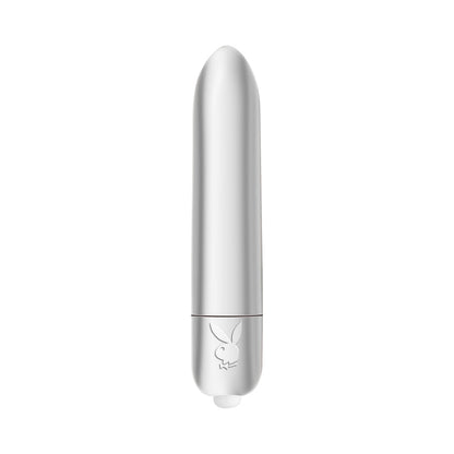 Playboy Pleasures 70th Anniversary Bullet Vibrator – Silver