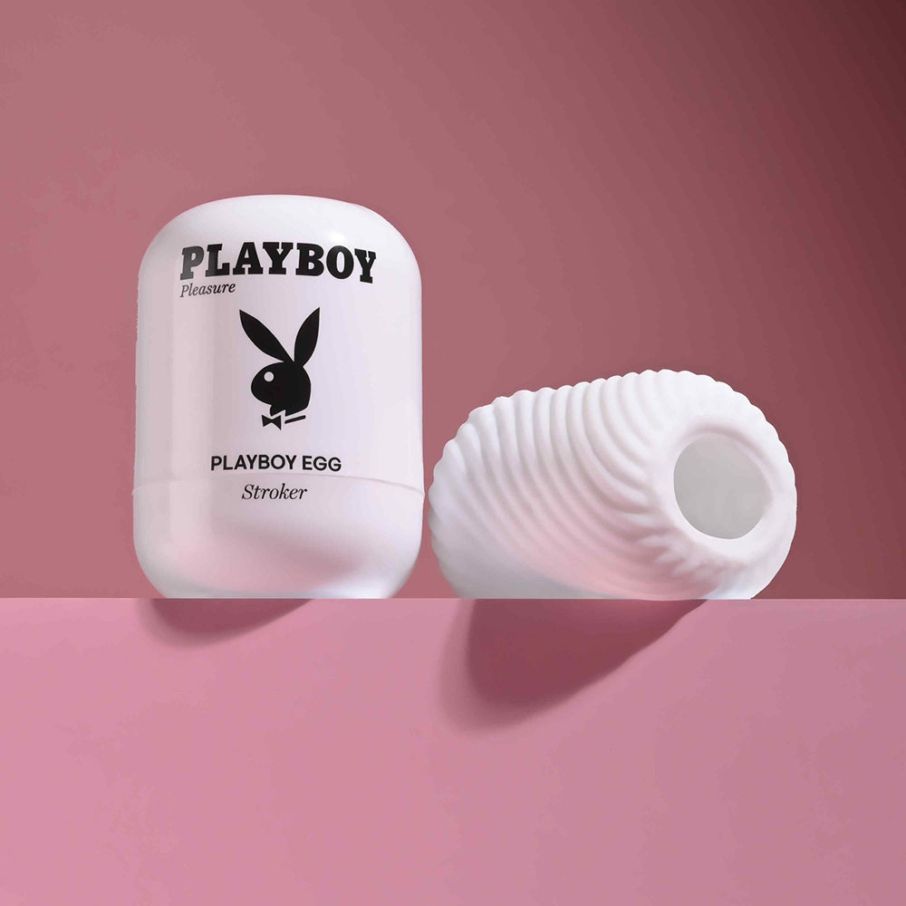 Playboy Pleasures 70th Anniversary Egg Stroker – White