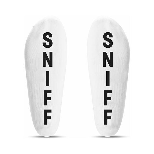 Prowler RED Sniff Ankle Socks – White and Black