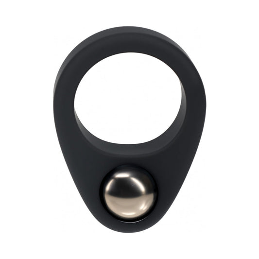 LEVELZ Single Weighted Cock Ring – Black