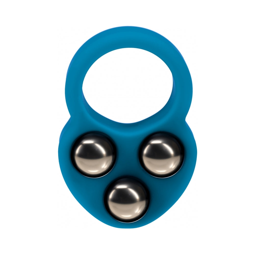 LEVELZ Triple Weighted Cock Ring – Teal