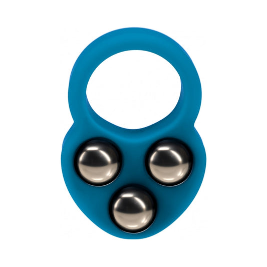 LEVELZ Triple Weighted Cock Ring – Teal