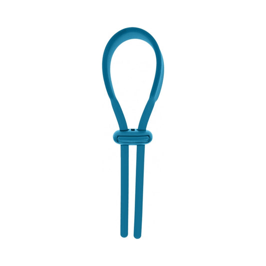 LEVELZ Adjustable Silicone Lasso Cock Ring – Teal