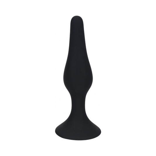LEVELZ Slim Silicone Anal Plug Medium – Black