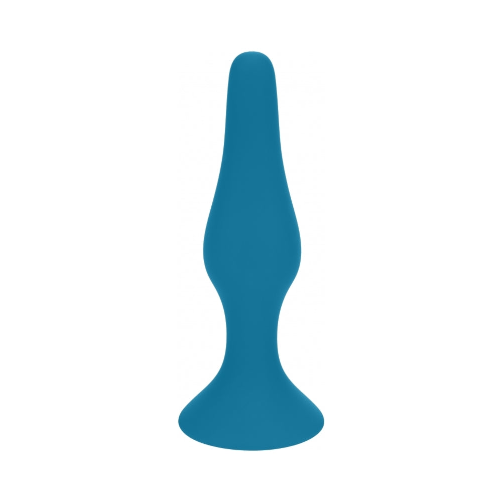 LEVELZ Slim Silicone Anal Plug Large - Teal