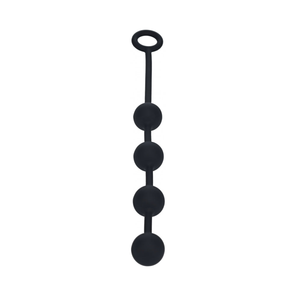 LEVELZ Medium Round Silicone Anal Balls – Black