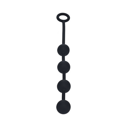 LEVELZ Medium Round Silicone Anal Balls – Black
