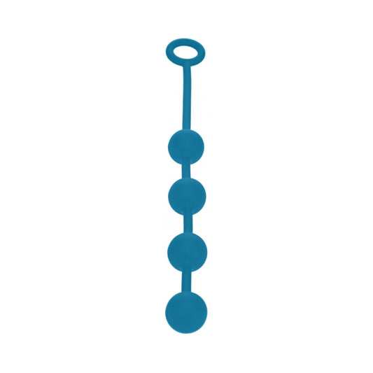 LEVELZ Medium Round Silicone Anal Balls - Teal
