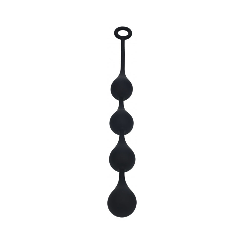 LEVELZ Waterdrop Silicone Anal Balls – Large 40 mm – Black