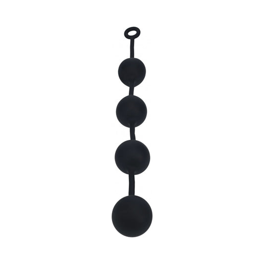 LEVELZ XXLarge Round Silicone Anal Balls – Black
