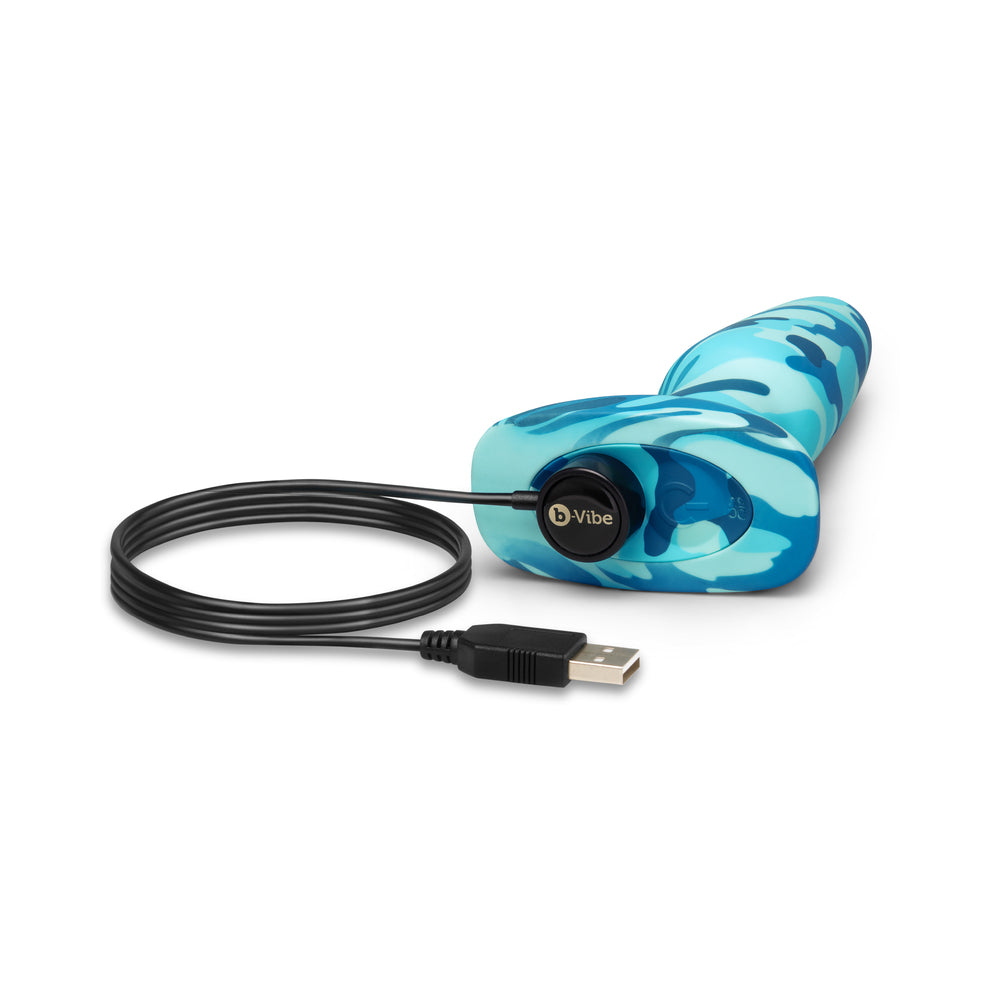 b-Vibe Rimming Plug 2 Anal Toy with Rotating Beads – Camouflage