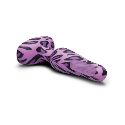 b-Vibe Novice Leopard Vibrating Butt Plug with Remote Control – Animal Print