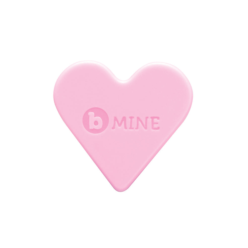 b-Vibe Butties b-Mine Silicone Butt Plug – Light Pink, Tapered Design for Gentle Insertion