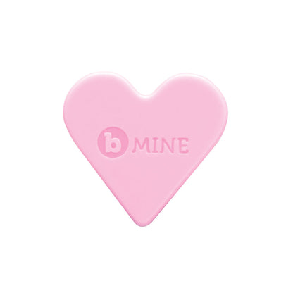 b-Vibe Butties b-Mine Silicone Butt Plug – Light Pink, Tapered Design for Gentle Insertion