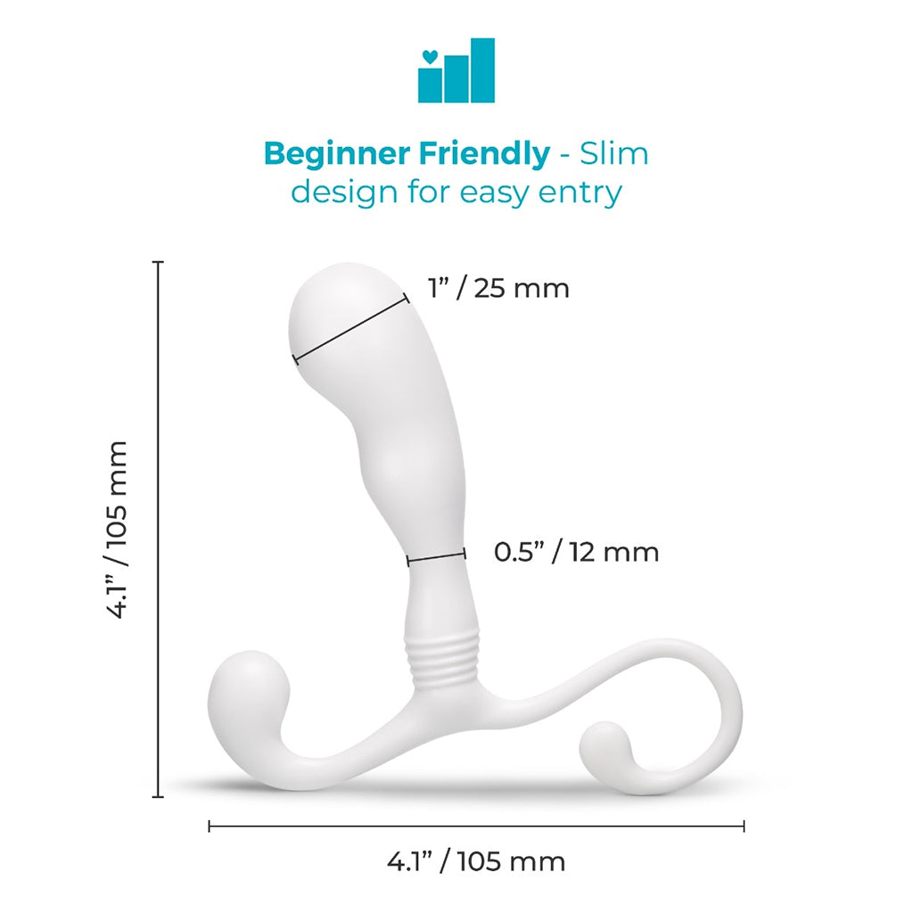 b-Vibe P-Spot Slim Prostate Massager – White