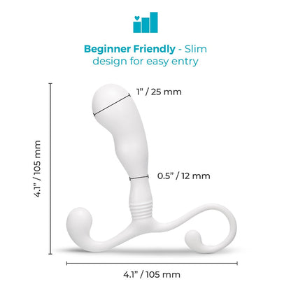 b-Vibe P-Spot Slim Prostate Massager – White