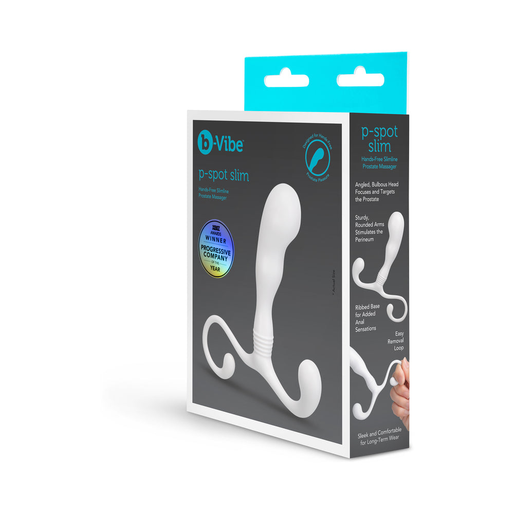 b-Vibe P-Spot Slim Prostate Massager – White