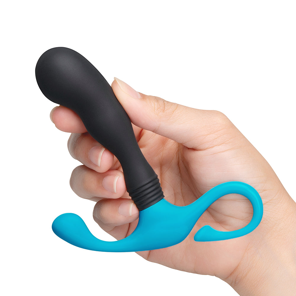 b-Vibe P-Spot Curl Silicone Prostate Massager – Multi-Color