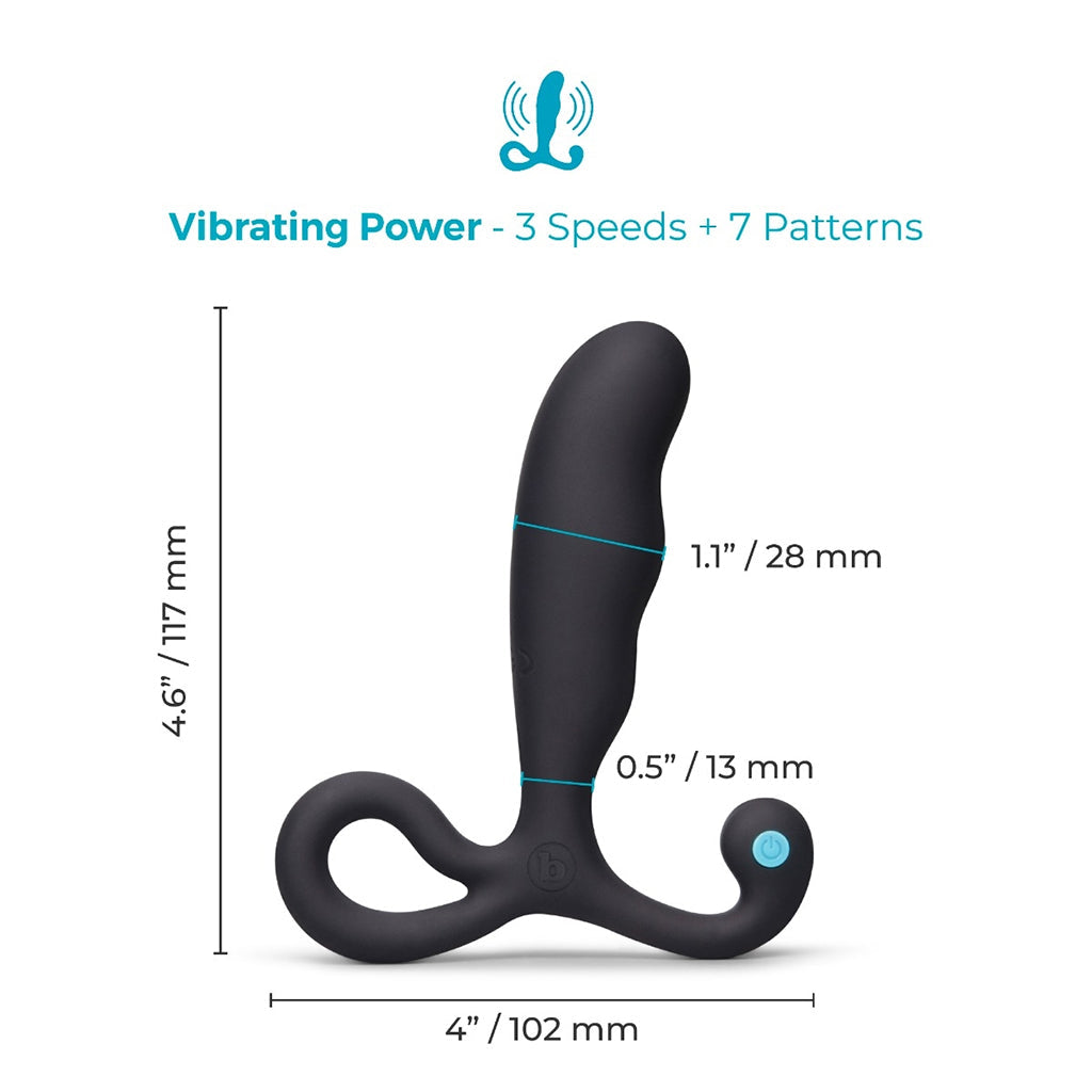 b-Vibe P-Spot Vibing Prostate Massager – Black