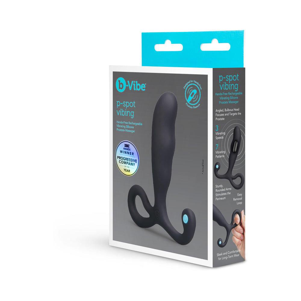 b-Vibe P-Spot Vibing Prostate Massager – Black