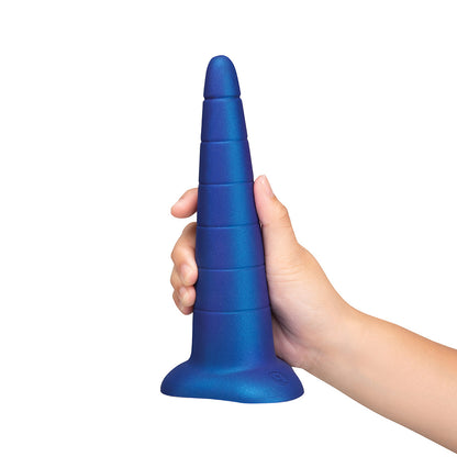 b-Vibe Anal Stretcher Training Cone – Blue – 7.25-Inch Insertable Length