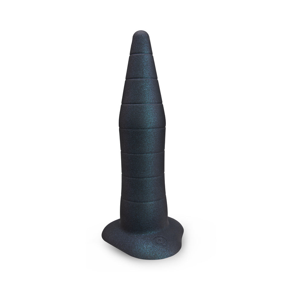 b-Vibe Anal Fisting Trainer with Suction Base – Blue