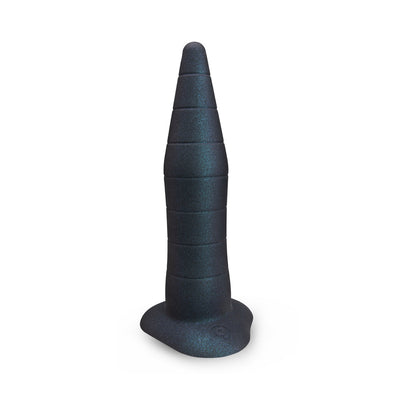 b-Vibe Anal Fisting Trainer with Suction Base – Blue