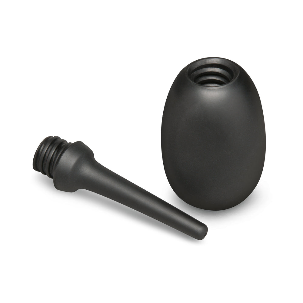 b-Vibe Flexible Silicone Anal Douche – Black