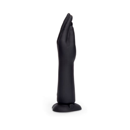 b-Vibe 10.5 Inch Vibrating Silicone Fisting Dildo with Suction Base - Black