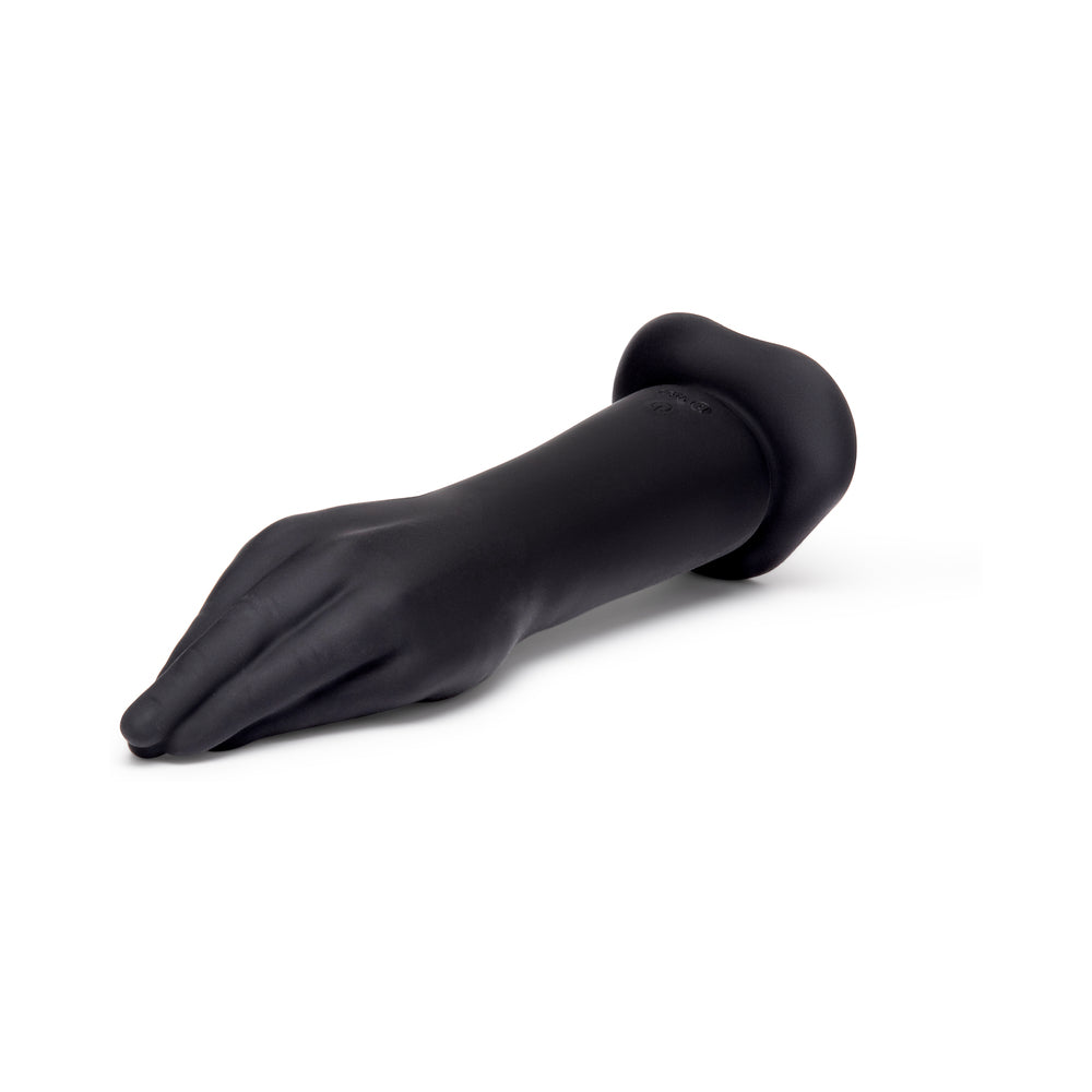 b-Vibe 10.5 Inch Vibrating Silicone Fisting Dildo with Suction Base - Black