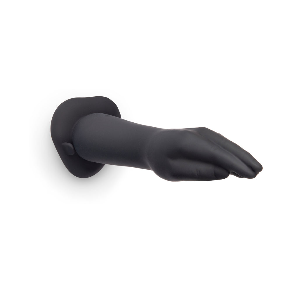 b-Vibe 10.5 Inch Vibrating Silicone Fisting Dildo with Suction Base - Black