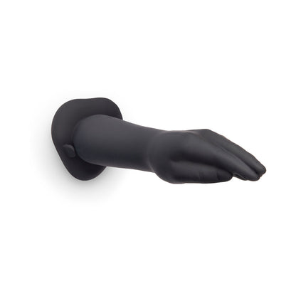 b-Vibe 10.5 Inch Vibrating Silicone Fisting Dildo with Suction Base - Black