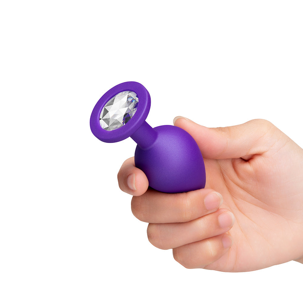 b-Vibe Jeweled Butties Bundle Anal Training Set – Purple
