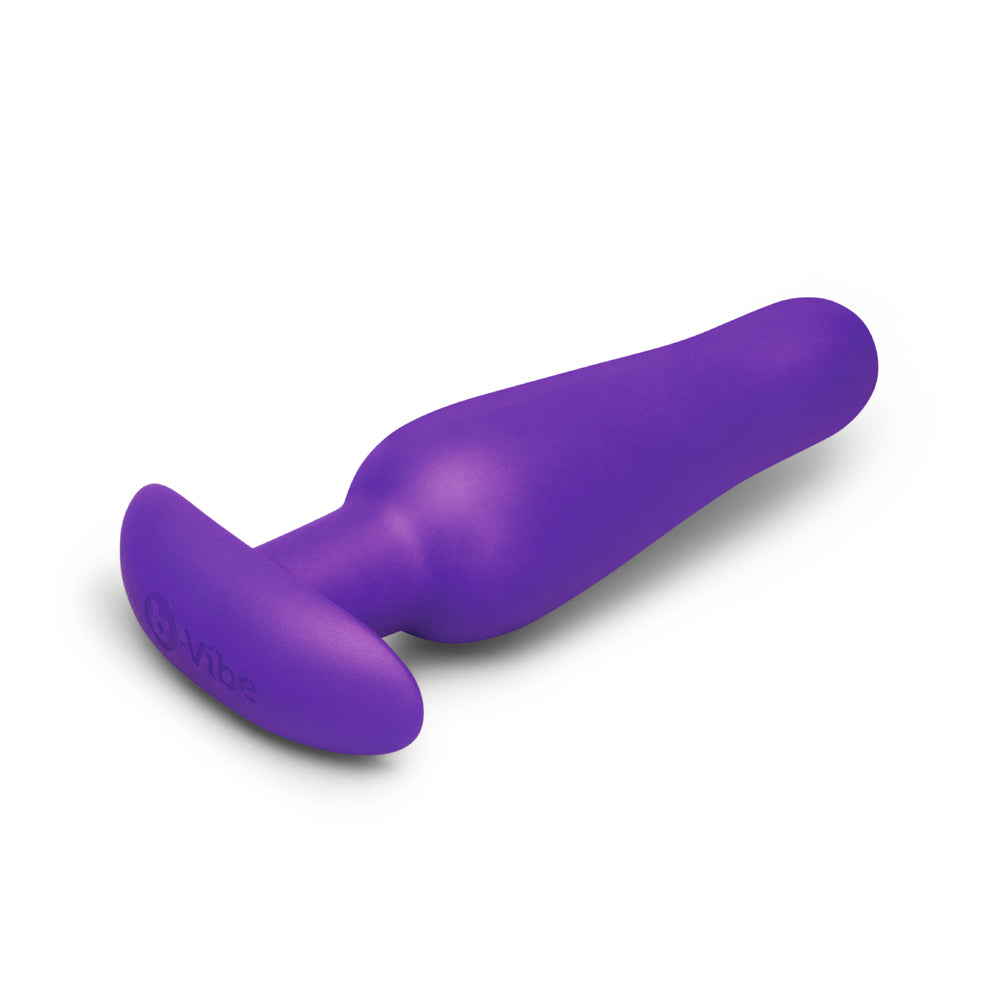 b-Vibe Rookie Silicone Anal Plug for Beginners – Purple