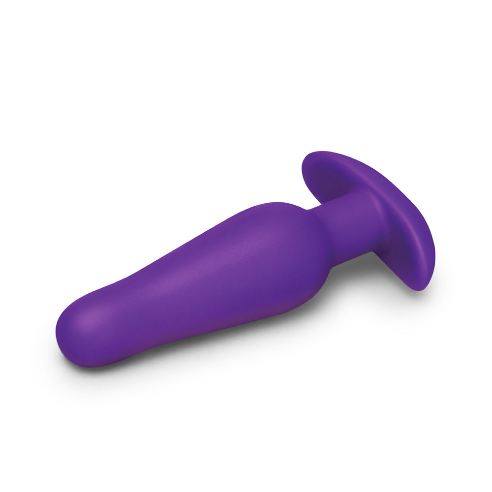 b-Vibe Rookie Silicone Anal Plug for Beginners – Purple