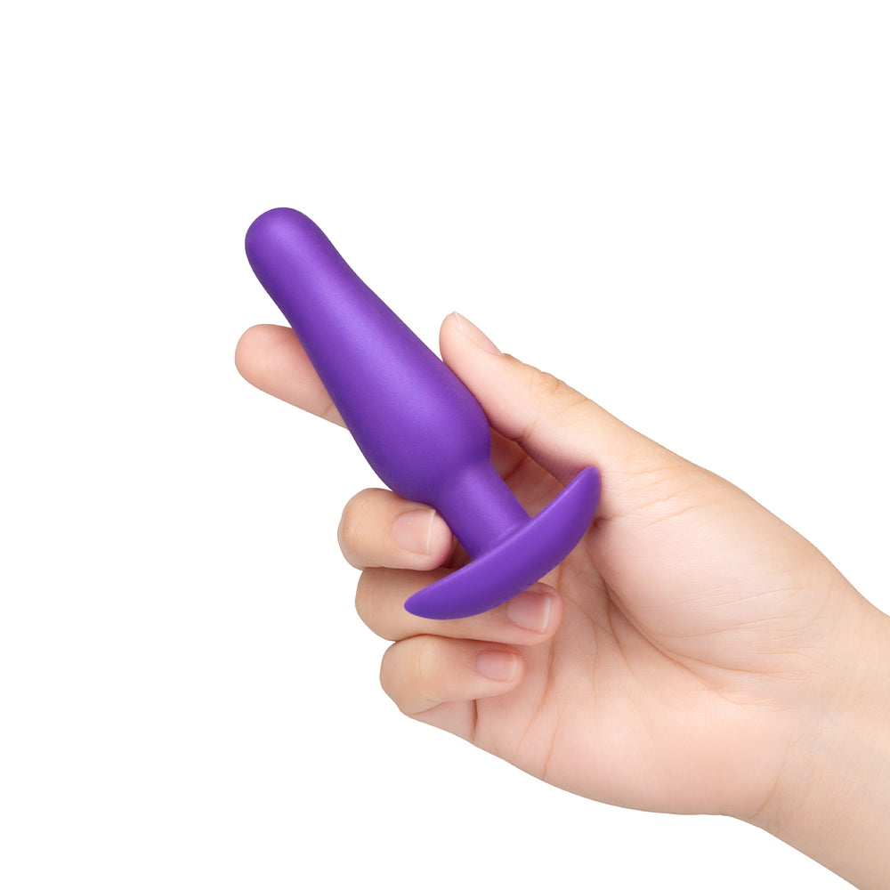b-Vibe Rookie Silicone Anal Plug for Beginners – Purple