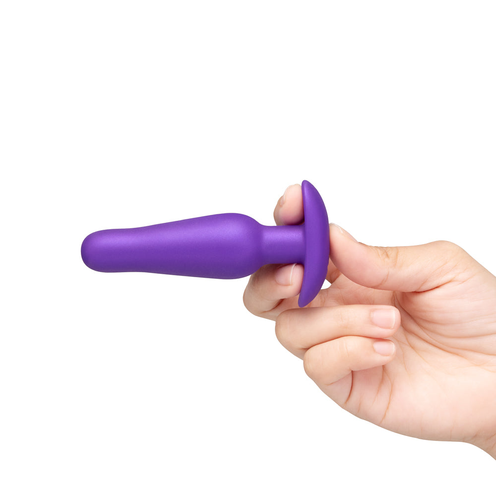 b-Vibe Rookie Silicone Anal Plug for Beginners – Purple
