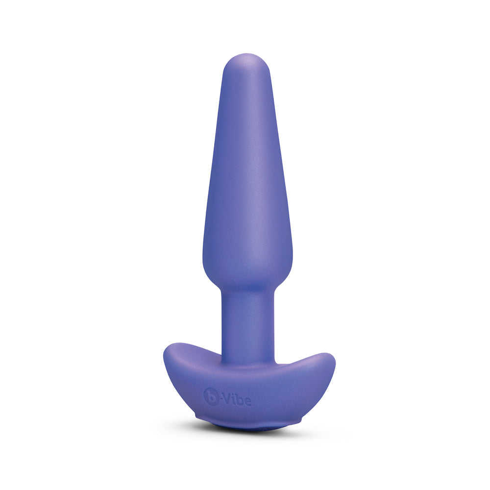b-Vibe Butties Shake Slimline Vibrating Silicone Plug – Blue