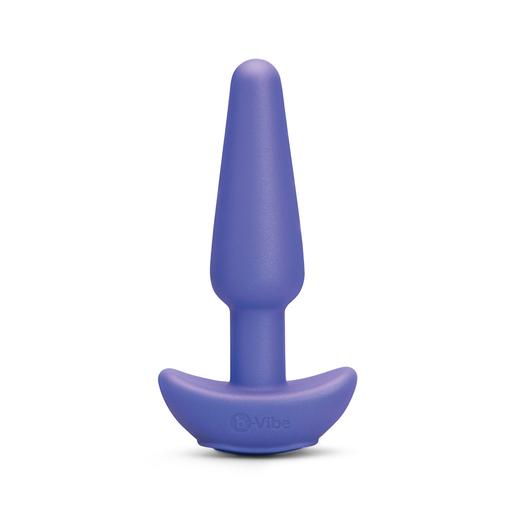 b-Vibe Butties Shake Slimline Vibrating Silicone Plug – Blue