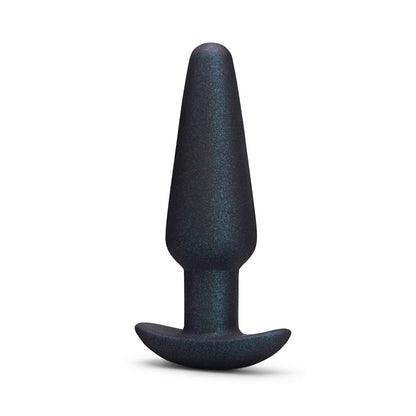 b-Vibe Hefty Weighted Silicone Plug – Black – Advanced Anal Play