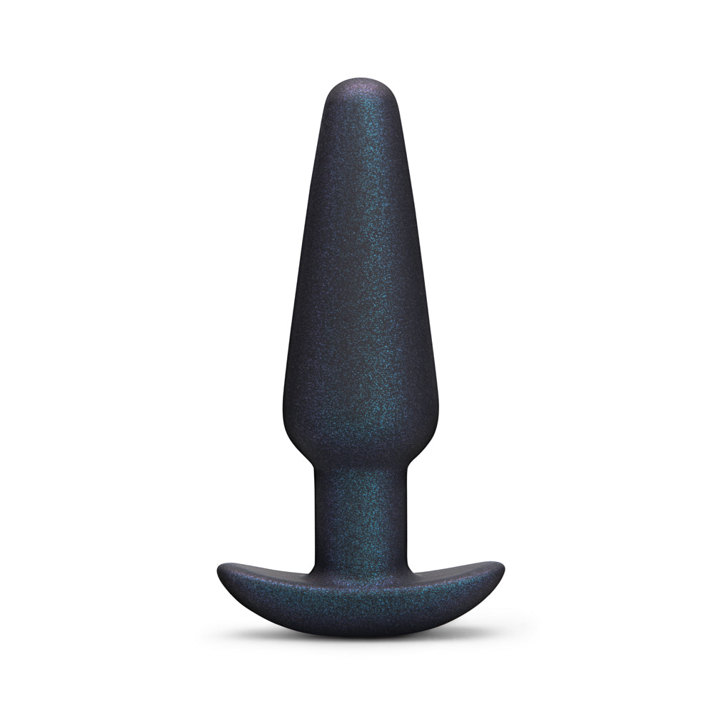 b-Vibe Hefty Weighted Silicone Plug – Black – Advanced Anal Play