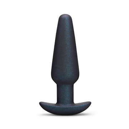 b-Vibe Hefty Weighted Silicone Plug – Black – Advanced Anal Play