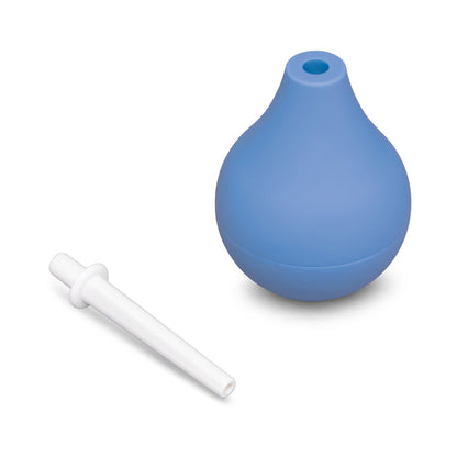 b-Vibe Compact Enema Douche – Blue – Travel-Friendly Design