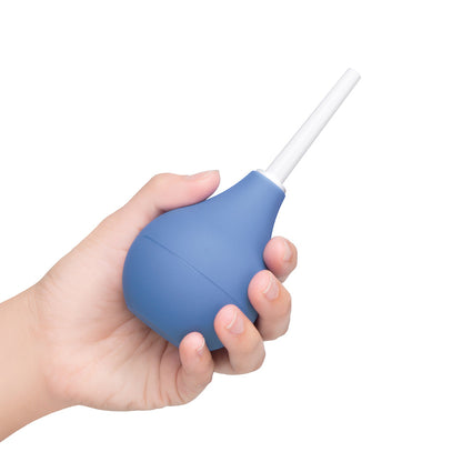 b-Vibe Compact Enema Douche – Blue – Travel-Friendly Design