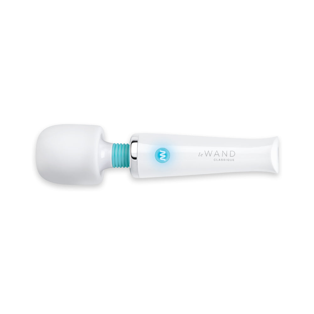 Le Wand Classique Mini Rechargeable Wand Massager – White