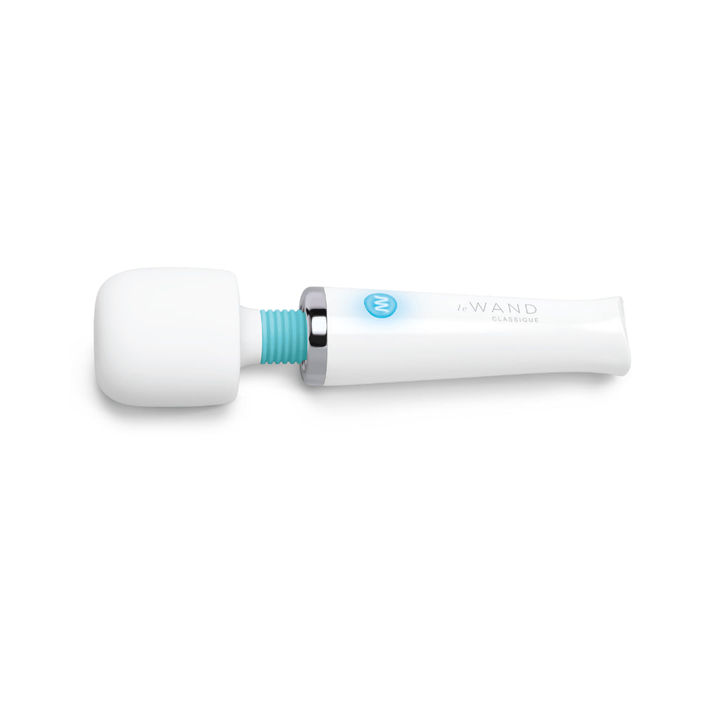 Le Wand Classique Mini Rechargeable Wand Massager – White